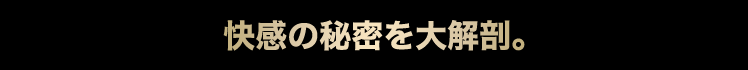 快感の秘密を大解剖。