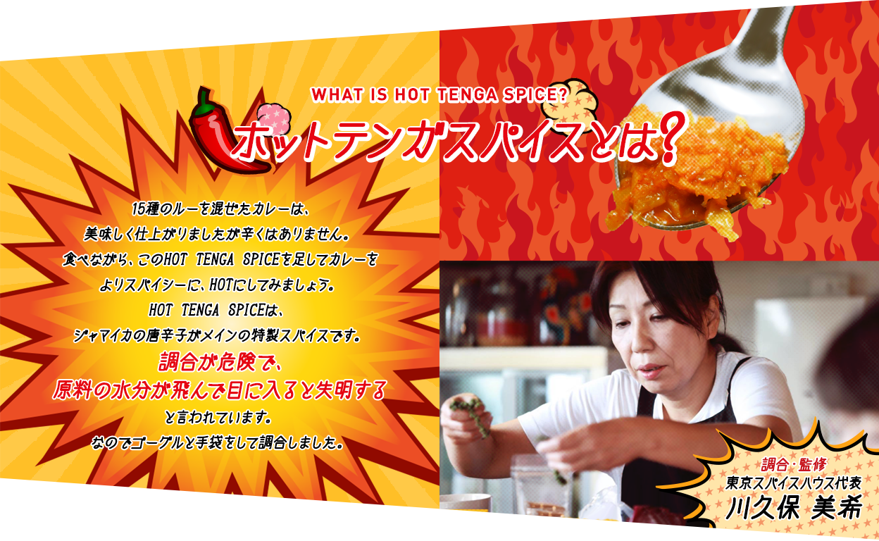 WHAT IS HOT TENGA SPICE? ホットテンガスパイスとは？