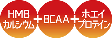 HMBカルシウム+BCAA+ホエイプロテイン