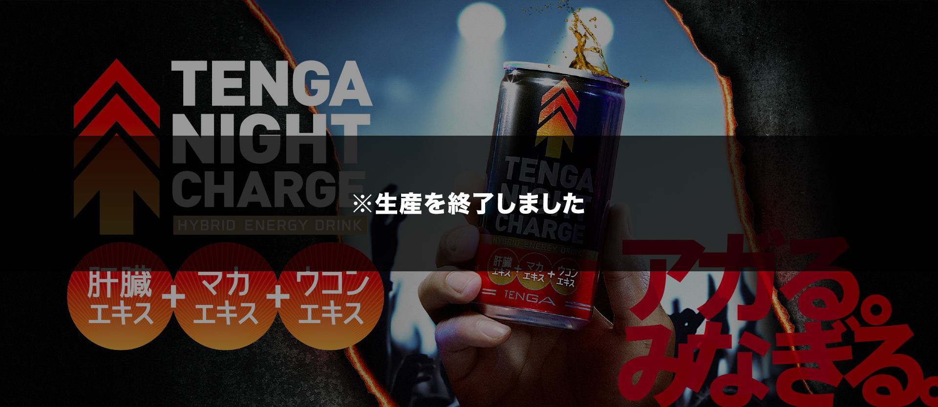 TENGA NIGHT CHARGE HYBRID ENERGY DRINK 肝臓エキス+マカエキス+ウコンエキス